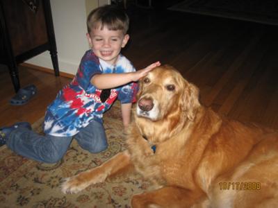 Bailey by Ryan's Side 
