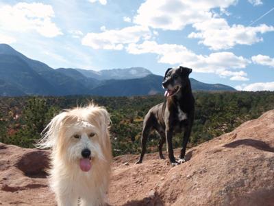 Pikes Peak with Kiya...